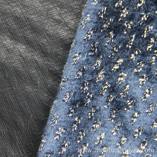 Glitter Warp Knitting Velvet Fabric